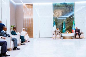 Shettima Arrives In Addis Ababa For 39th AU Summit